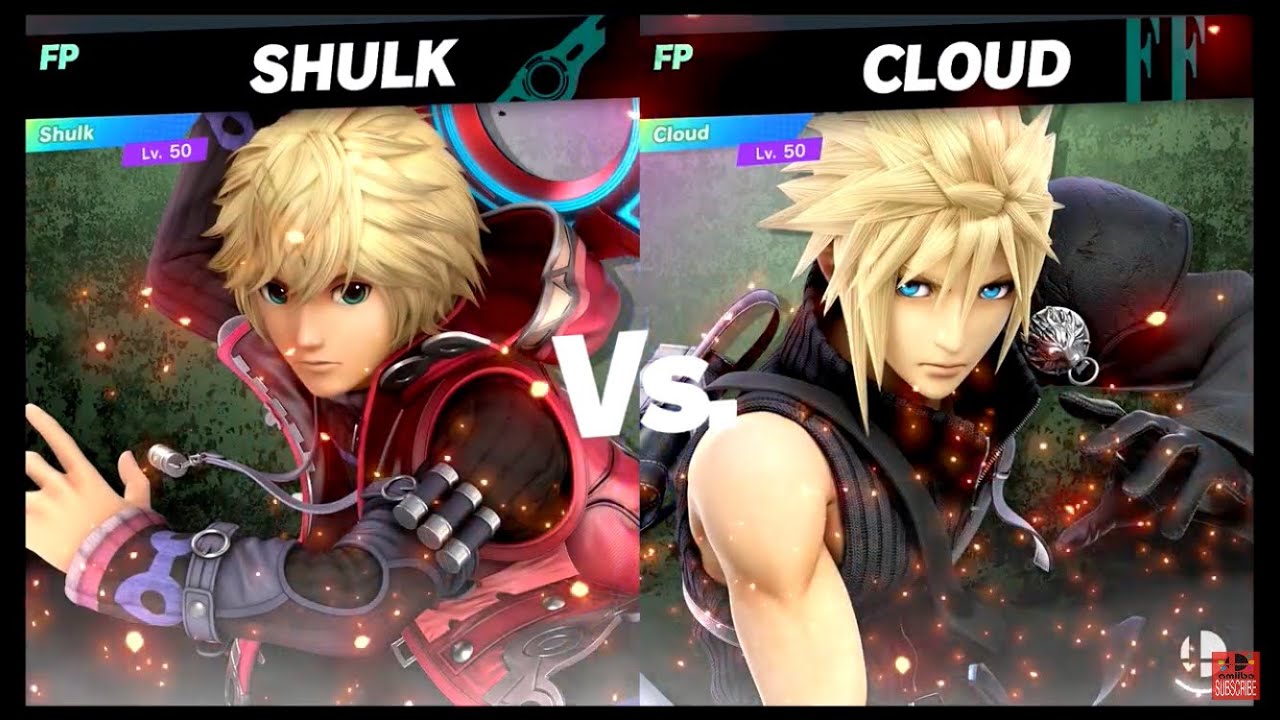 Super Smash Bros Ultimate Amiibo Fights  – Request #19180 Shulk vs Cloud