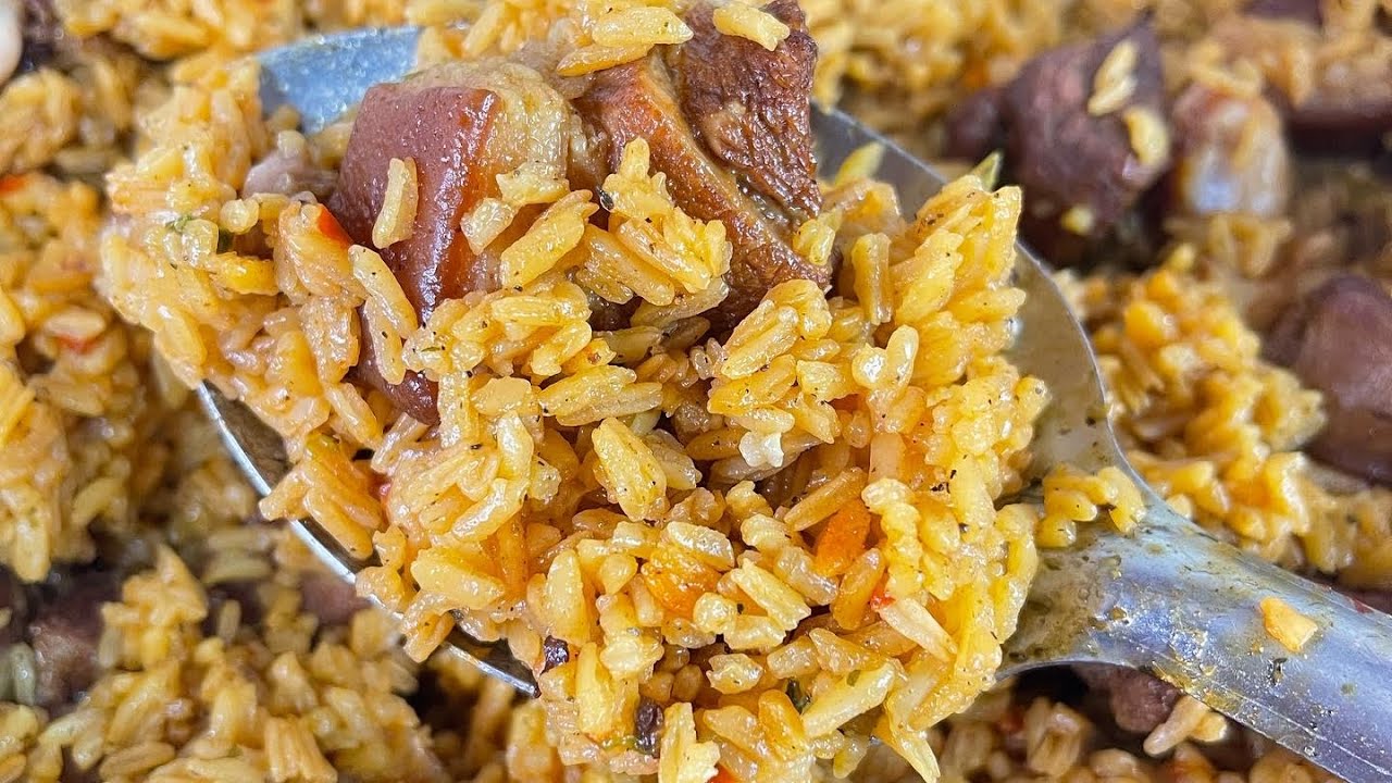 Locrio de cerdo Dominicano