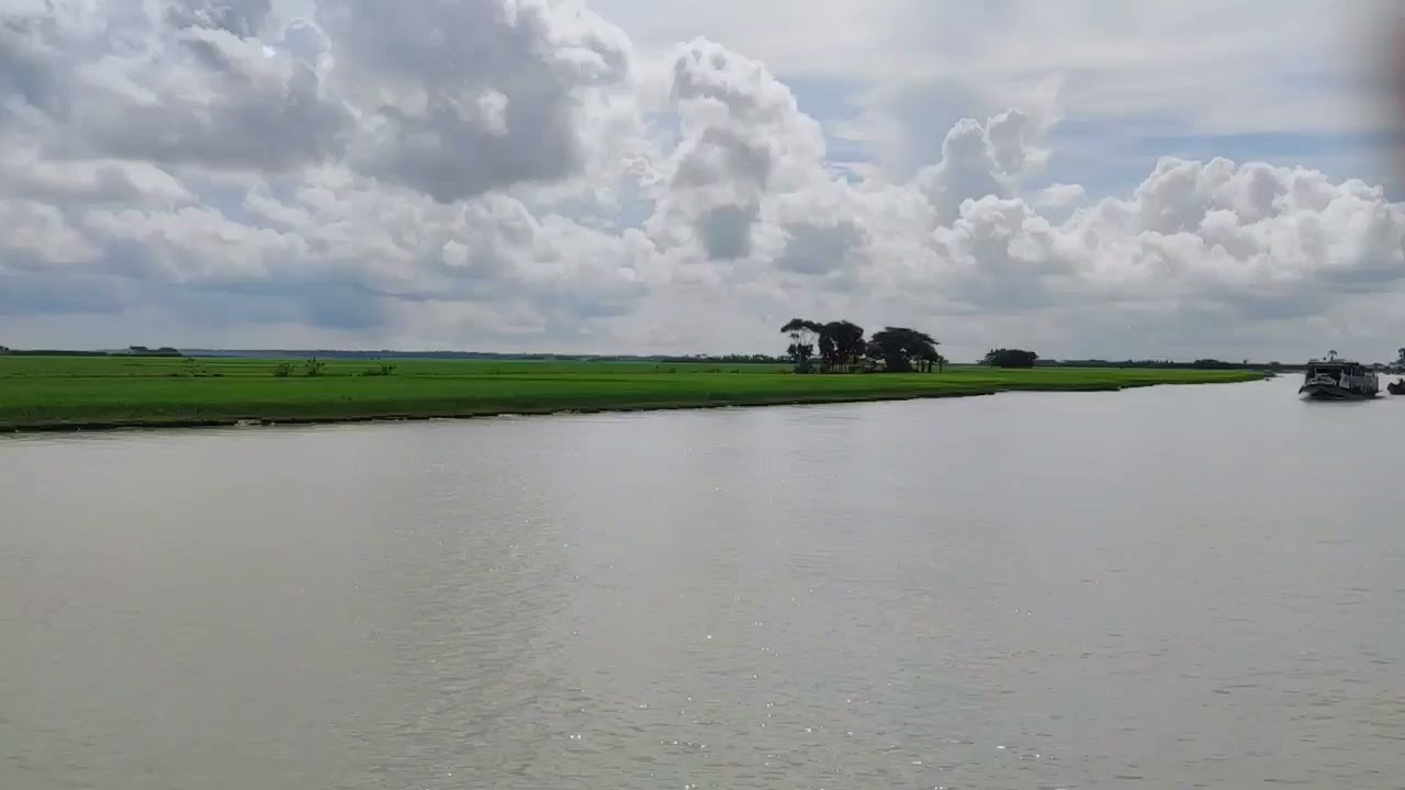 Bhola,Barishal Meghna river view