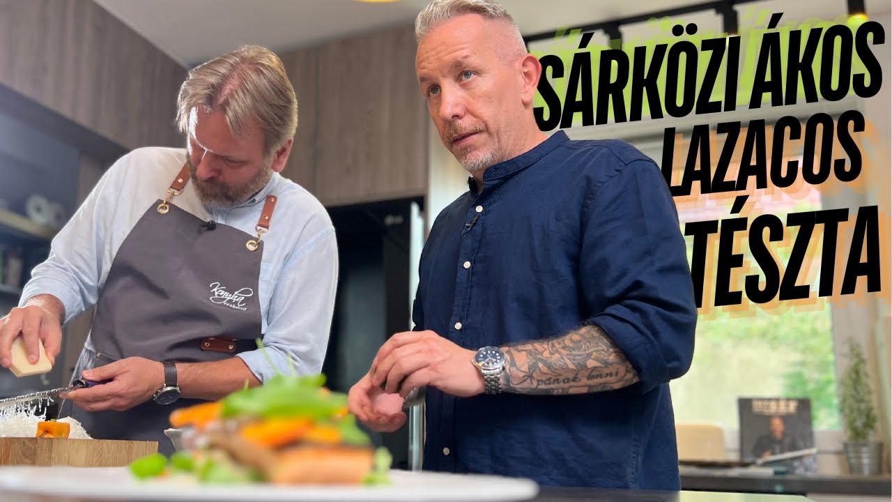 Sárközi Ákos receptje: sült lazac tésztával