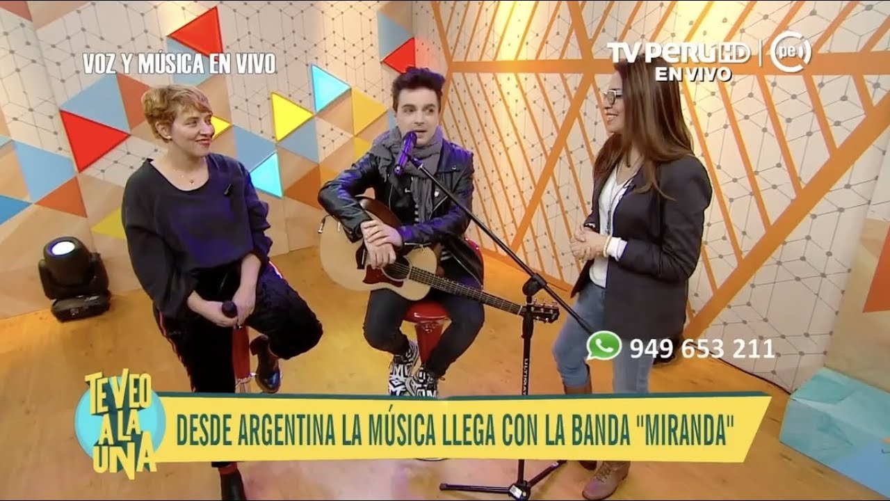 Te veo a la una (TV Perú) - La música llega con la banda 