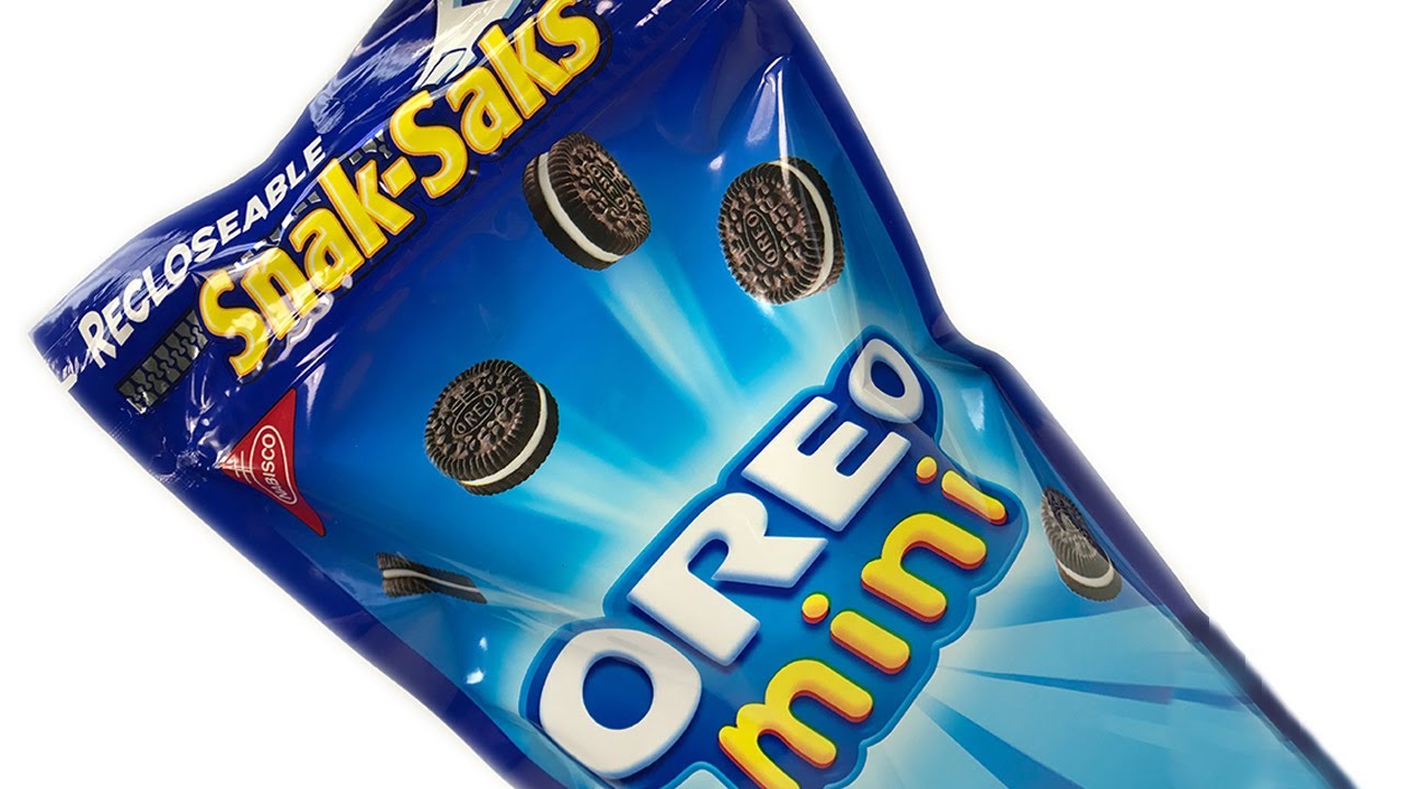OREO Mini Cookies - Unwrapping