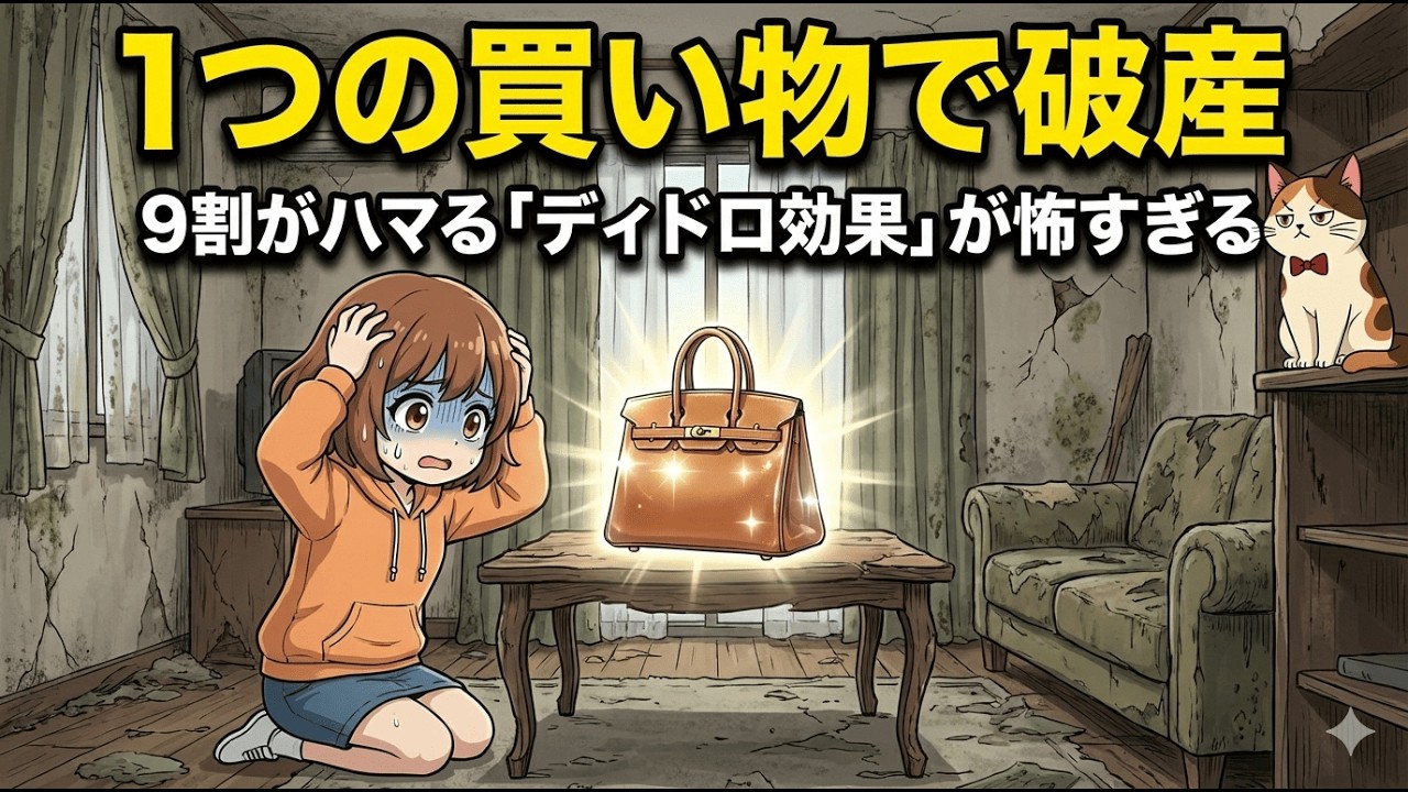 【行動経済学】なぜ「ご褒美」が破産を招く？9割が陥るディドロ効果の正体