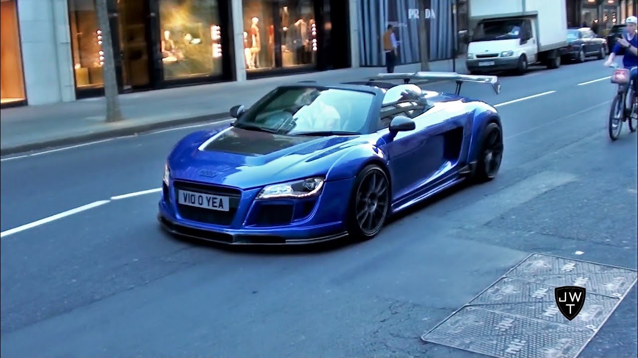 Supercars in London (Part 23) - MODIFIED R8 V10 GT, Brabus G63 AMG & More!