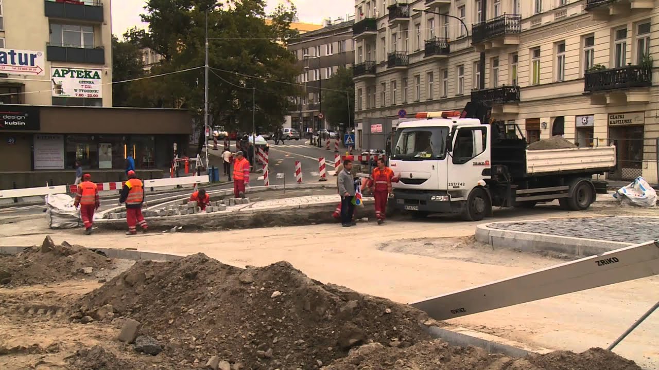 Dwa ronda  na Kopernika prawie gotowe