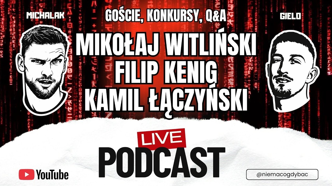 Nie ma co gdybać LIVE - Michał Michalak i Tomasz Gielo. Goście konkursy, łączenia z widzami.