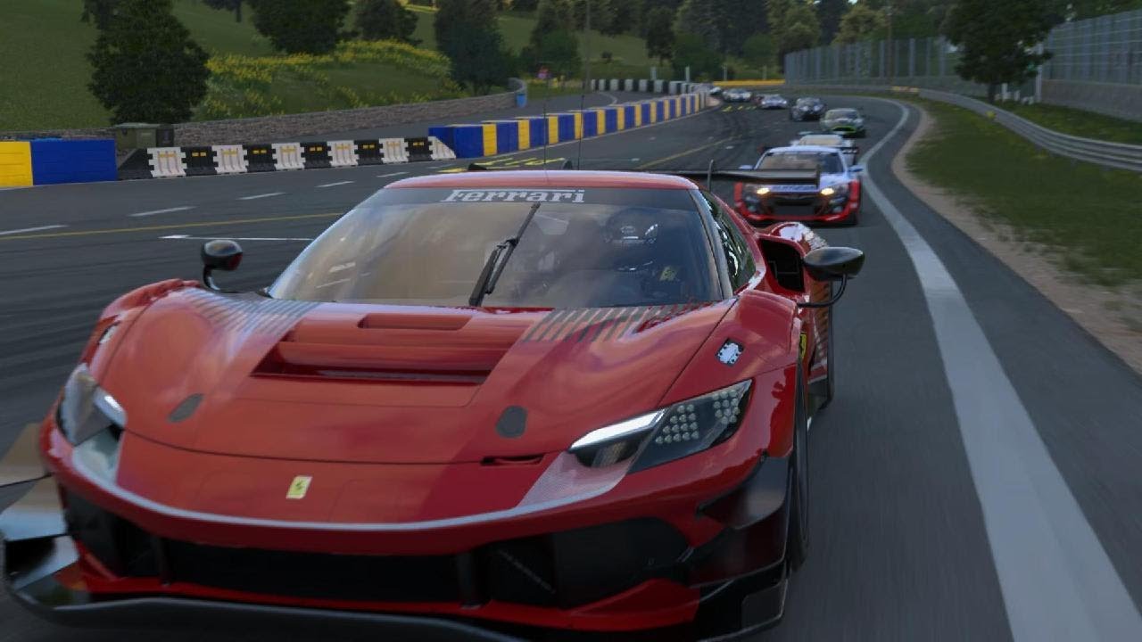 Exciting Close Racing  at Alsace