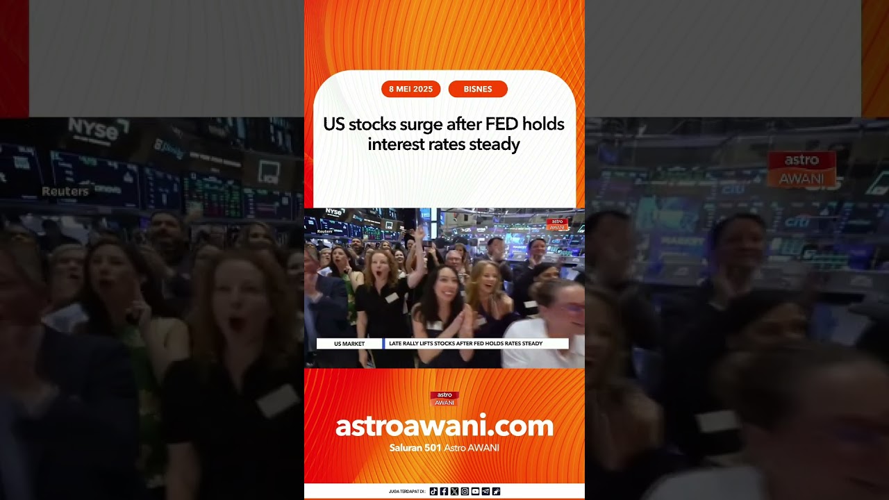 US stocks surge after FED holds interest rates steady