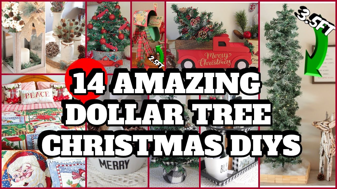 DOLLAR TREE CHRISTMAS DIYS THAT WILL LEAVE YOU SHOCKED 2022