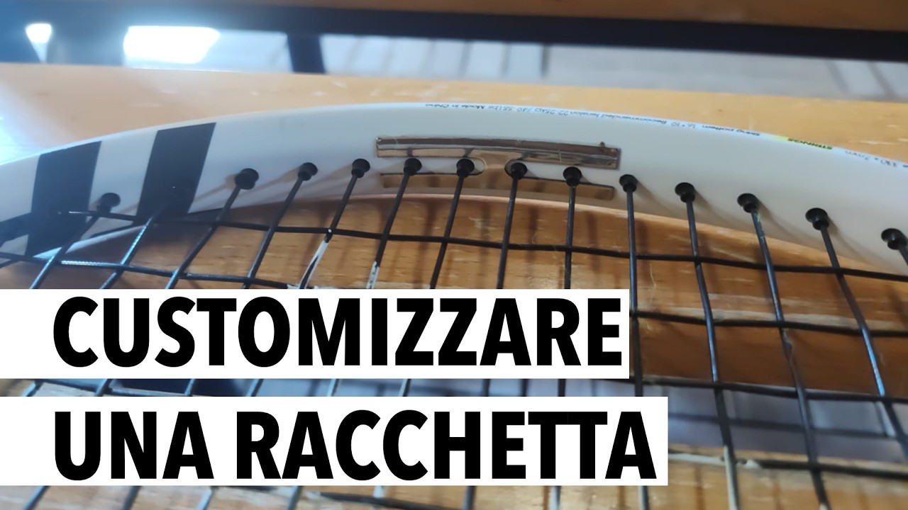 CUSTOMIZZARE una racchetta da tennis 🔨 modifiche a bilanciamento, peso e inerzia ☢️
