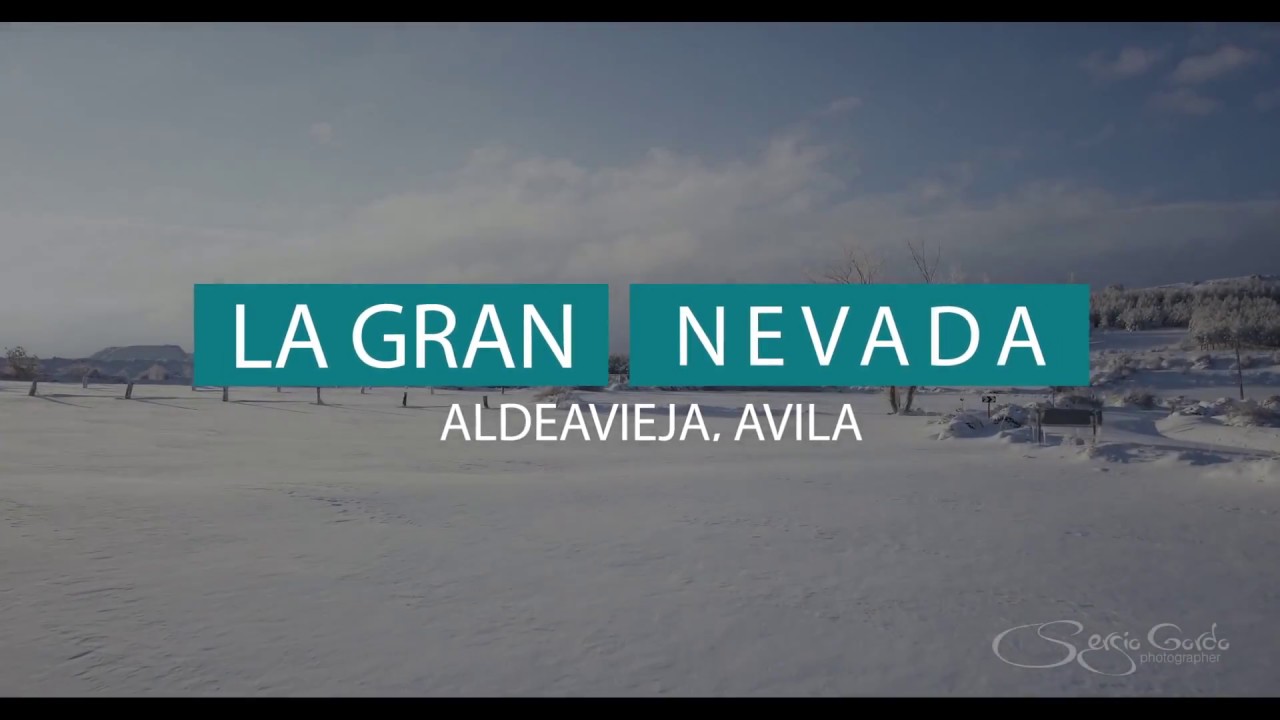 La GRAN NEVADA - Aldeavieja - Avila - MAVIC PRO 2018