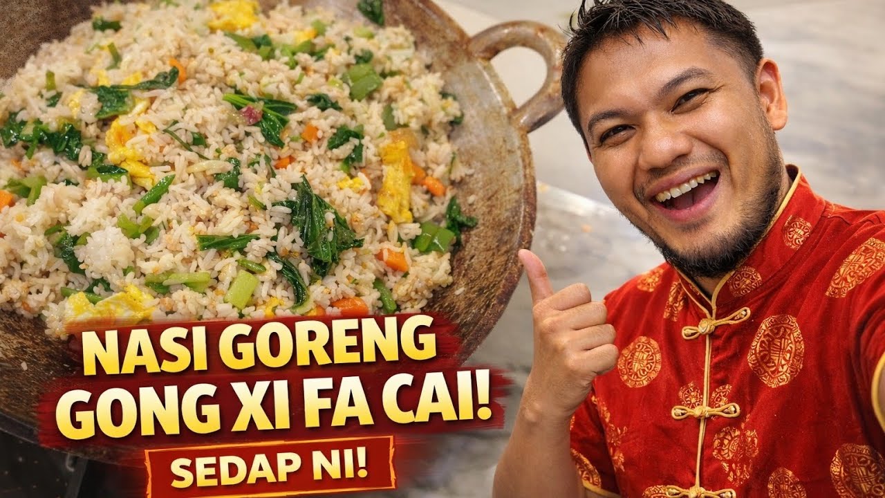 Nasi Goreng Gong Xi Fa Cai 🧧🔥 Resepi Special CNY Paling Padu!