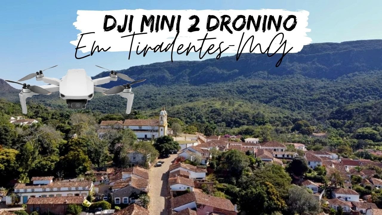 DRONE MOSTRA A CIDADE DE TIRADENTES-MG IN-CR&Iacute;-VEL