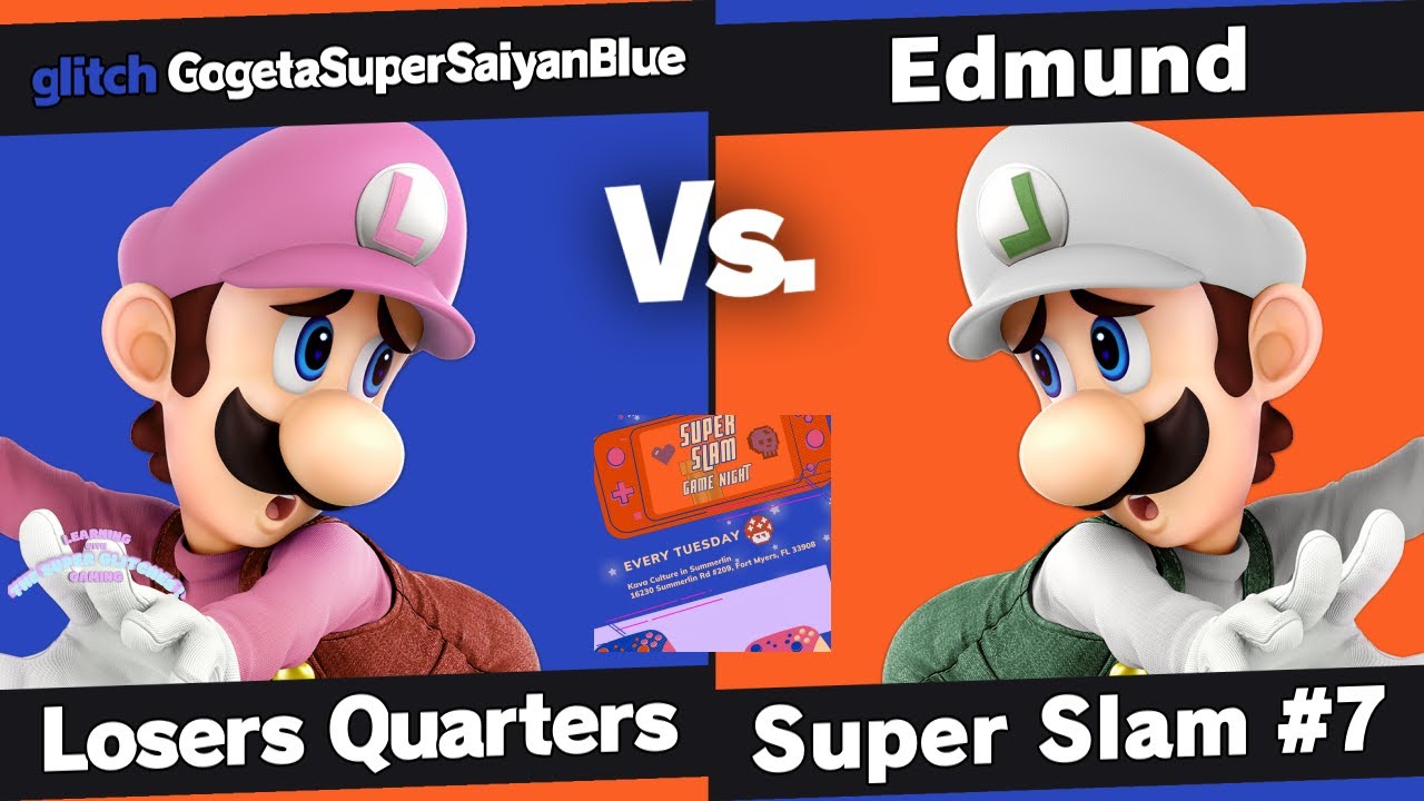 Super Slam 7 - GogetaSuperSaiyanBlue (Luigi) vs Edmund (Luigi) - Losers Quarters