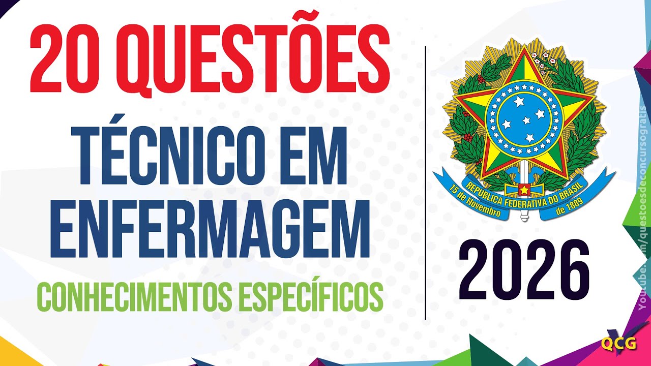 Simulado Técnico de Enfermagem 2026 Questões de Conhecimentos Específicos