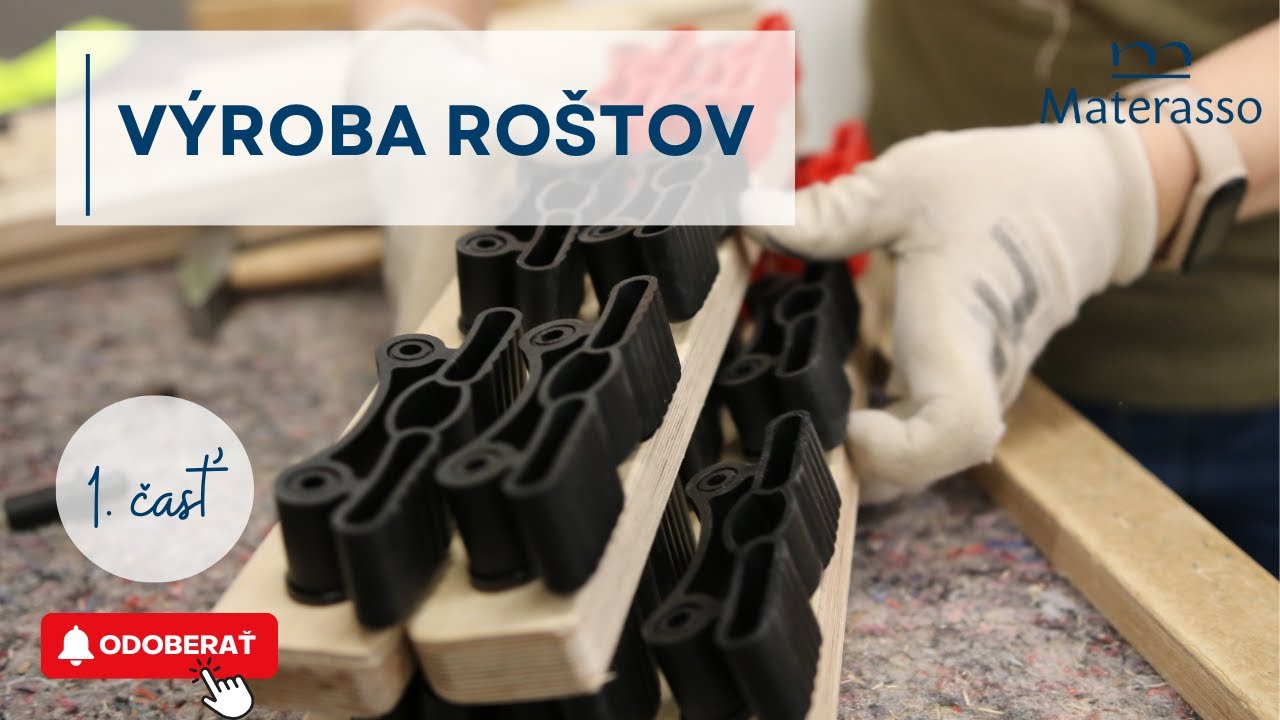 Ako sa vyrábajú rošty Materasso?