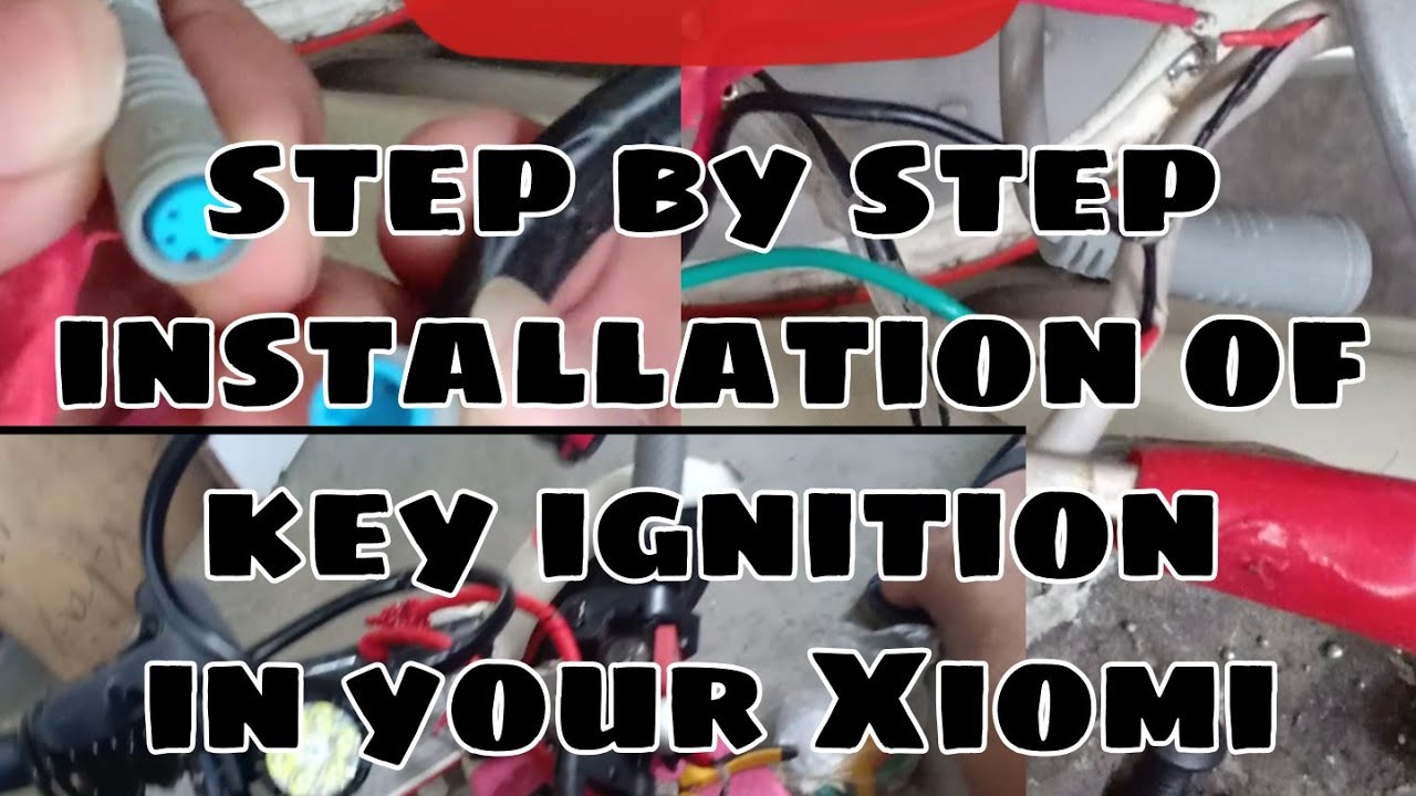 Step by Step procedure to install Key ignition on your Xiomi M365