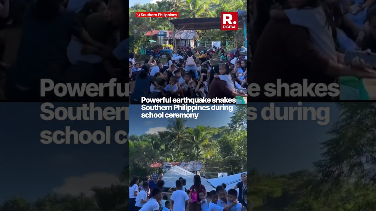 Powerful Earthquake Shakes Southern Philippines During School Ceremony