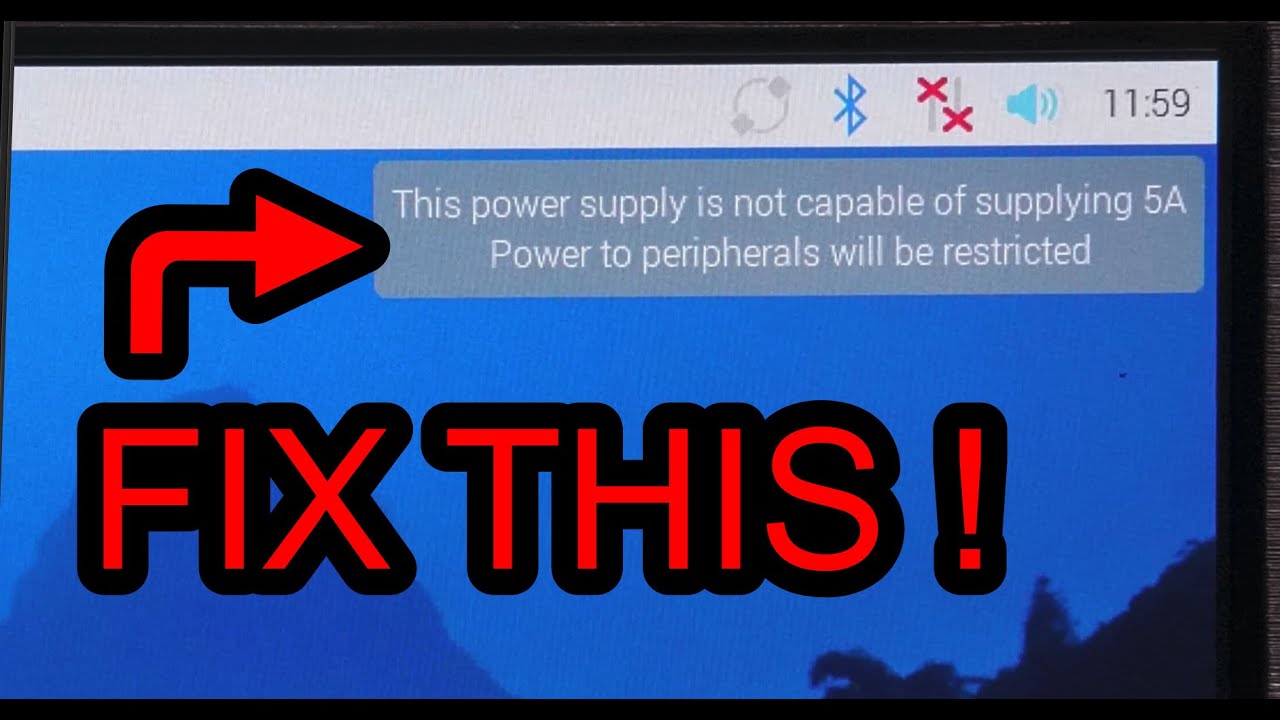 🔴 Raspberry Pi 5 Power Supply Warning - How To Fix It ! - No.1349