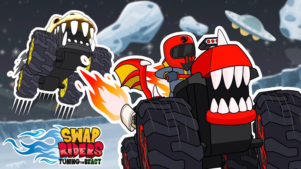 SWAP RIDERS 👽 SFIDE MARZIANE E DERAPATE BESTIALI 🐍 CARTONI ANIMATI IN ITALIANO