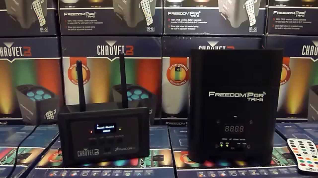Chauvet DJ Freedom Par Tri 6 COMPLETE setup Flarecon air Rocky AtlantaMusicDJ com