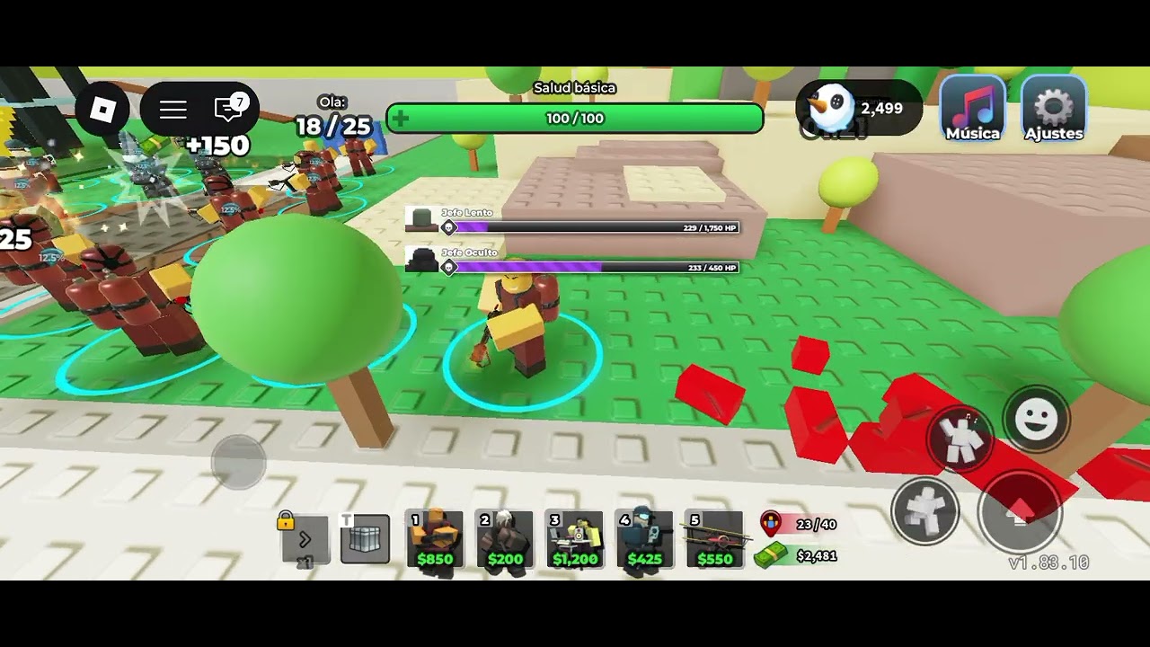Intentando conseguir la skin de noli forsaken x tower defense simulator parte 2