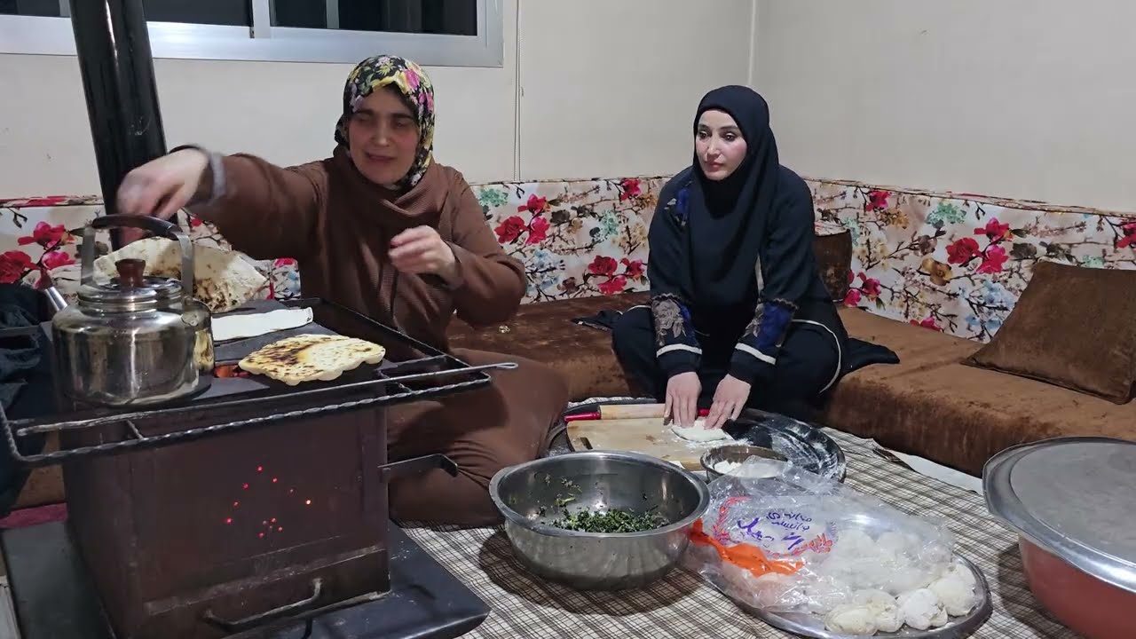 أخيرااا طلعنا ....أجواء الضيعة و خبز الصوبيا الحطب 🪵🔥