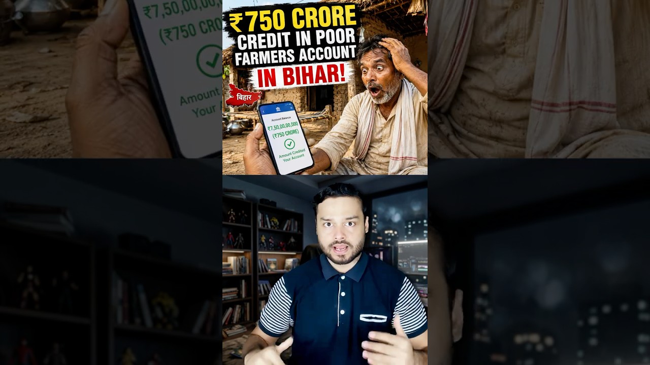 ₹750 Crore MONEY &lsquo;Mistakenly Credited&rsquo; in POOR Farmer&rsquo;s Account in Bihar India #shorts