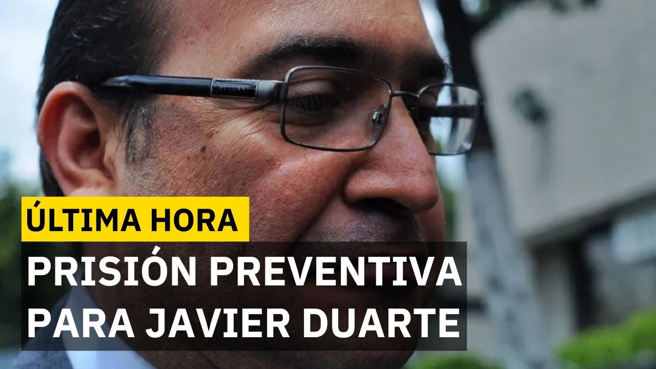 ÚLTIMA HORA: Dictan prisión preventiva a Javier Duarte de Ochoa; FGR lo acusa de peculado