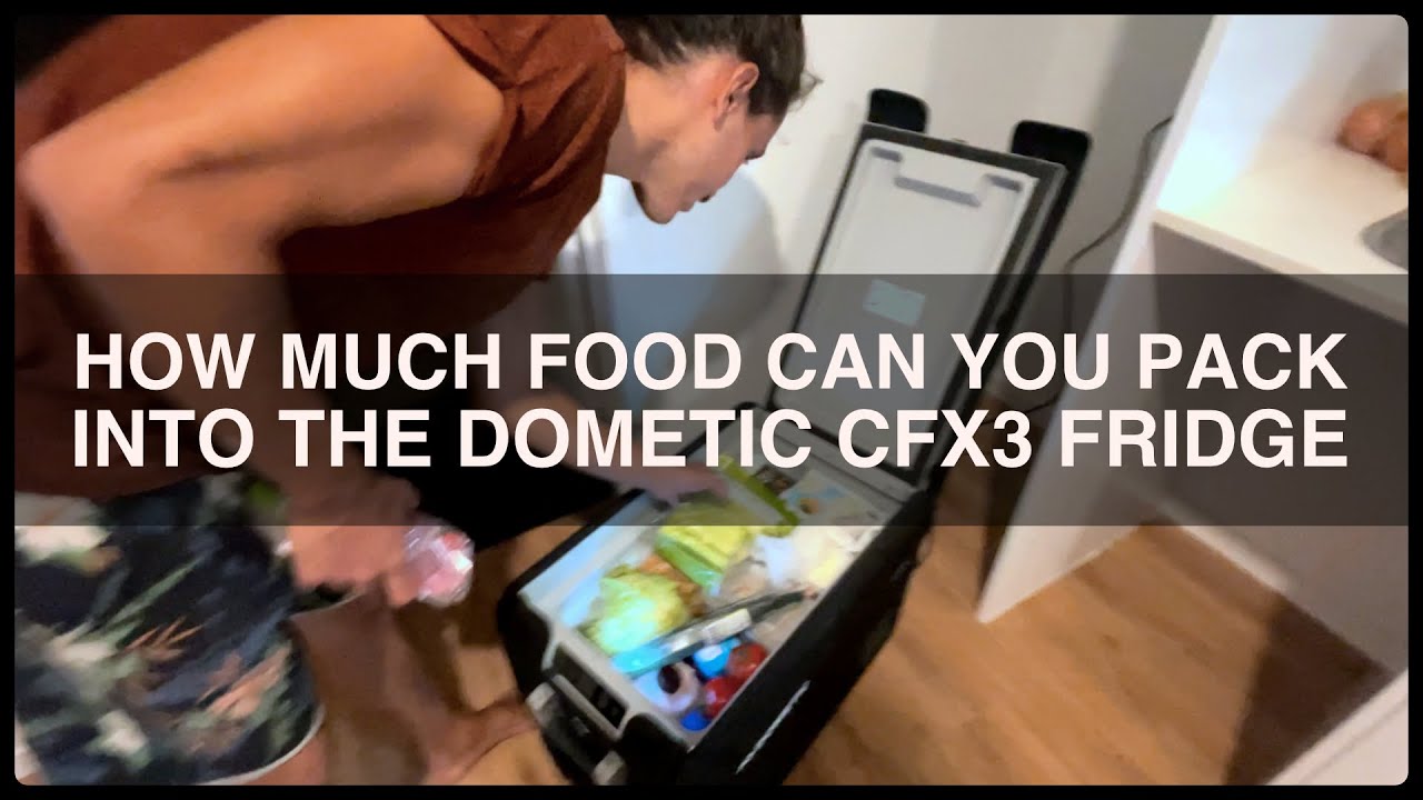 How Much Food Can You Pack in the Dometic CFX3 35L Fridge