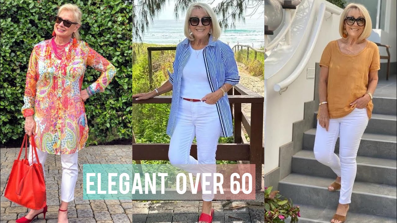 7 Elegant Ways to Style White Pants for Women Over 60 | Summer Fashion Tips for a Chic Look