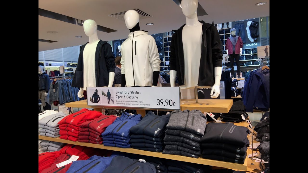 Uniqlo Paris Op&eacute;ra, France 🇫🇷 | Men's Clothing Quick Look