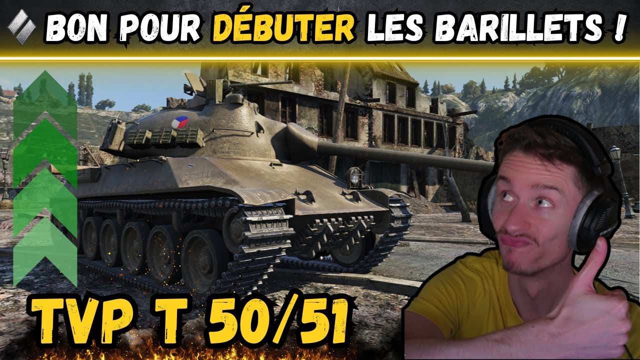 🎬 Bon pour DEBUTER ! ▶️ Gameplay en TVP T 50/51 ⚔️ [WOT-FR]
