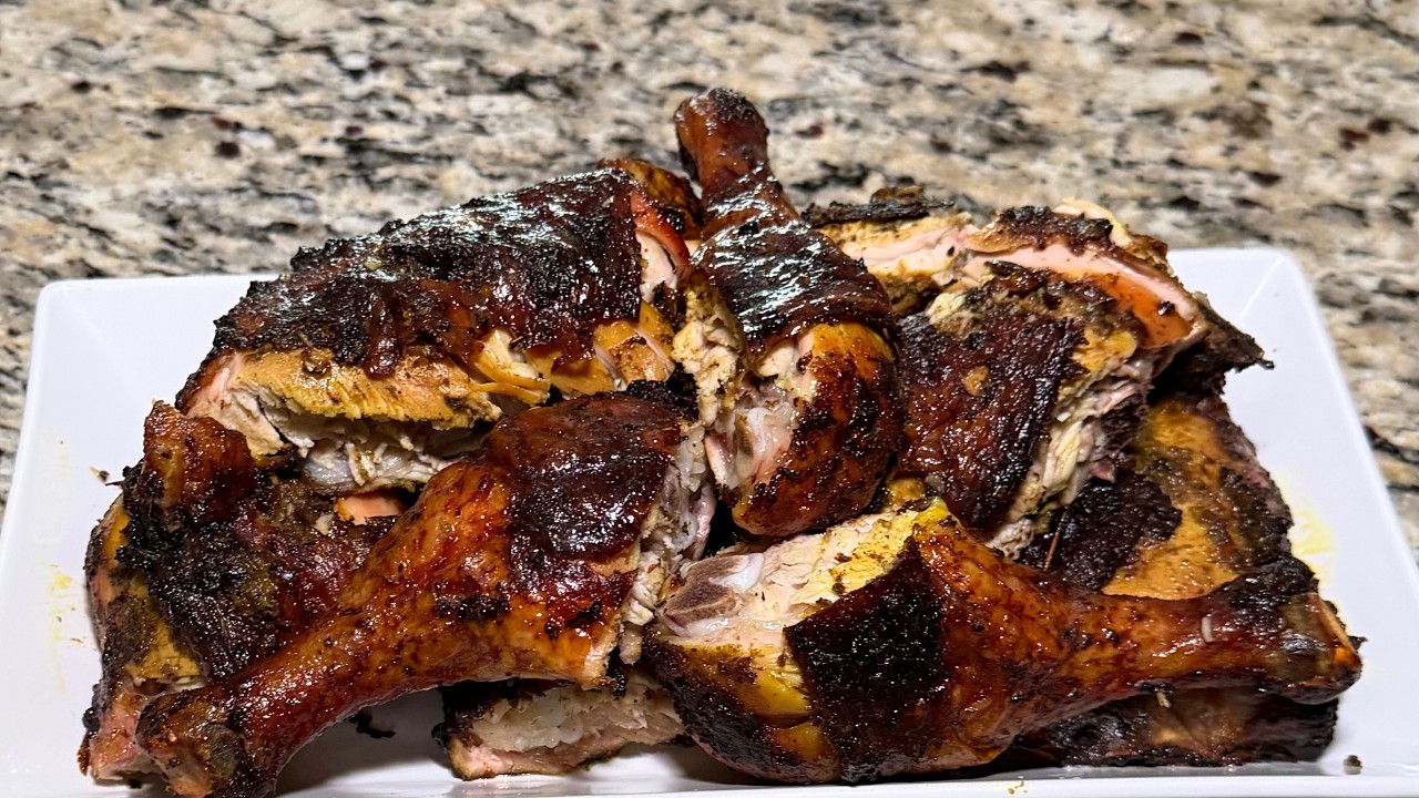 Jamaican Oven Baked Jerk Chicken 🇯🇲