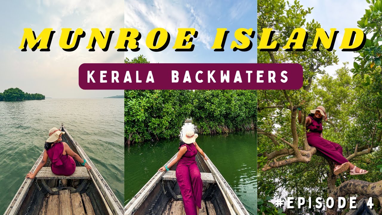 Secret Backwaters near Varkala | Kerala Vlog 4 | One day trip to Munroe Island | Offbeat Kerala