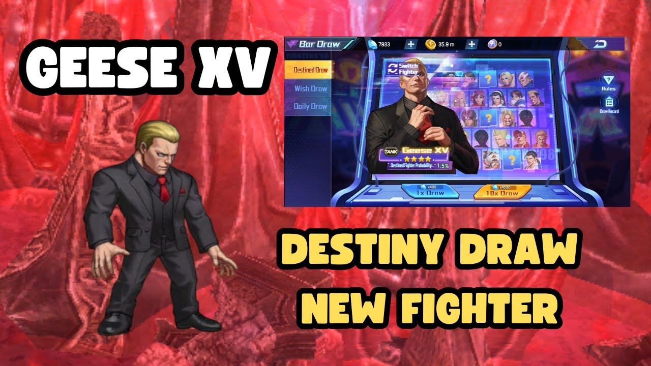 🔥 KOF 98 UM OL - Geese XV Destiny Draw 😏 Maserati Server 114 🔥