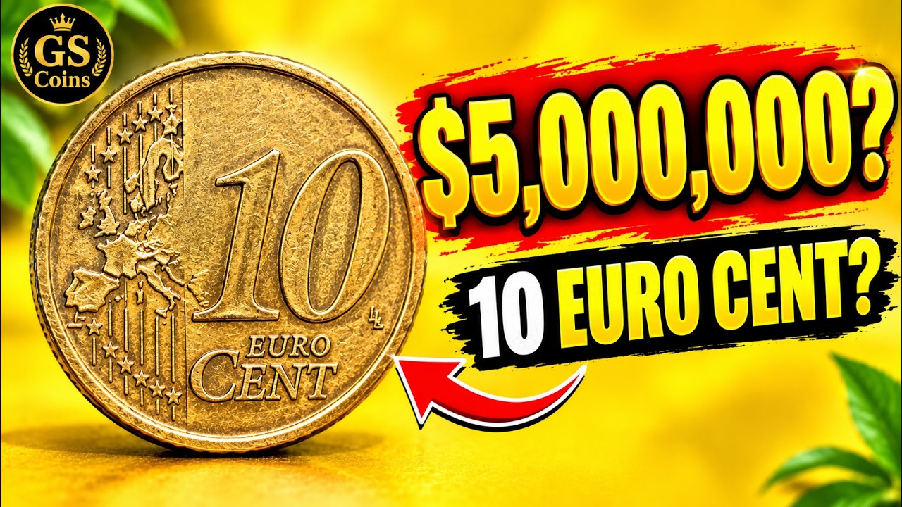 МОНЕТА 10 ЕВРОЦЕНТОВ СТОИТ $5 000 000? 😱 | Проверьте свою монету, прежде чем потратить её!
