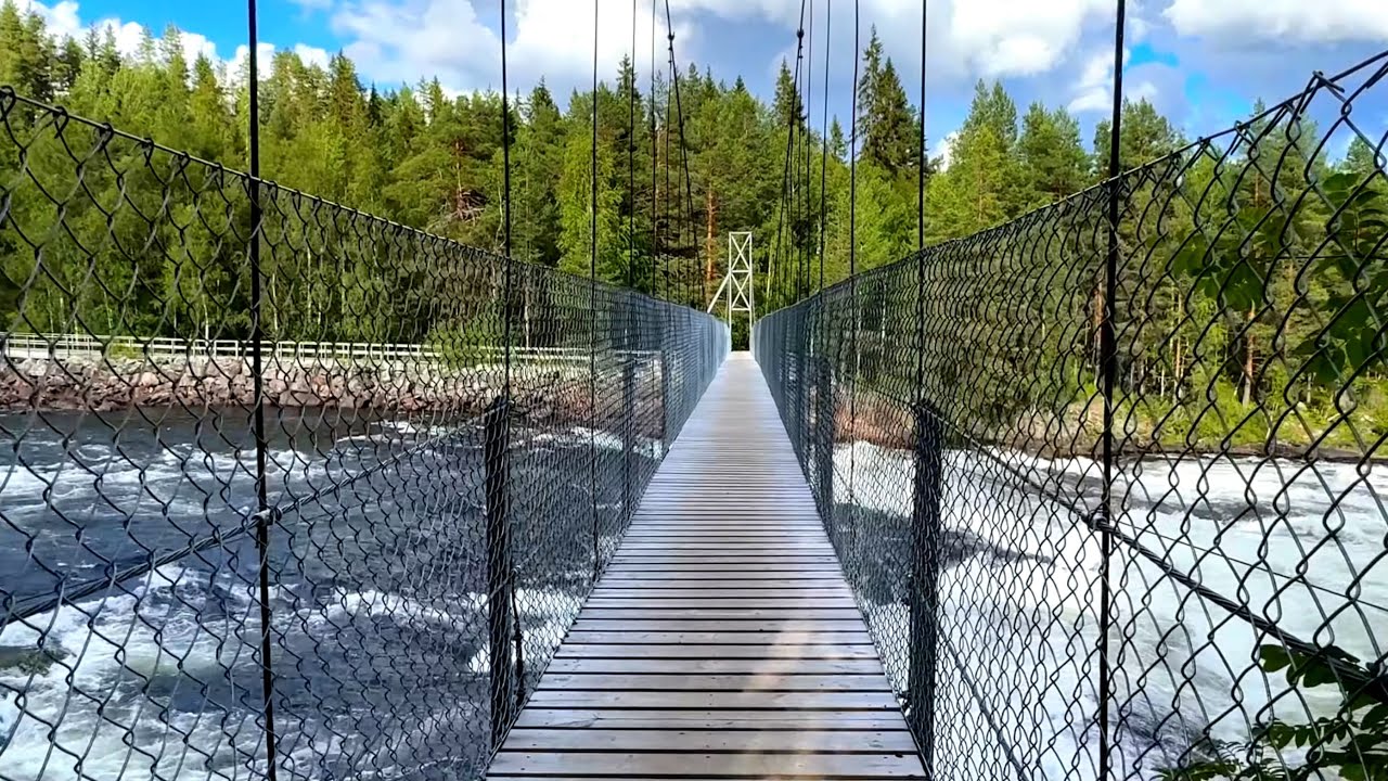 Sweden's Hidden Gem | Bridges & Rapids | Ambience Walk 4K