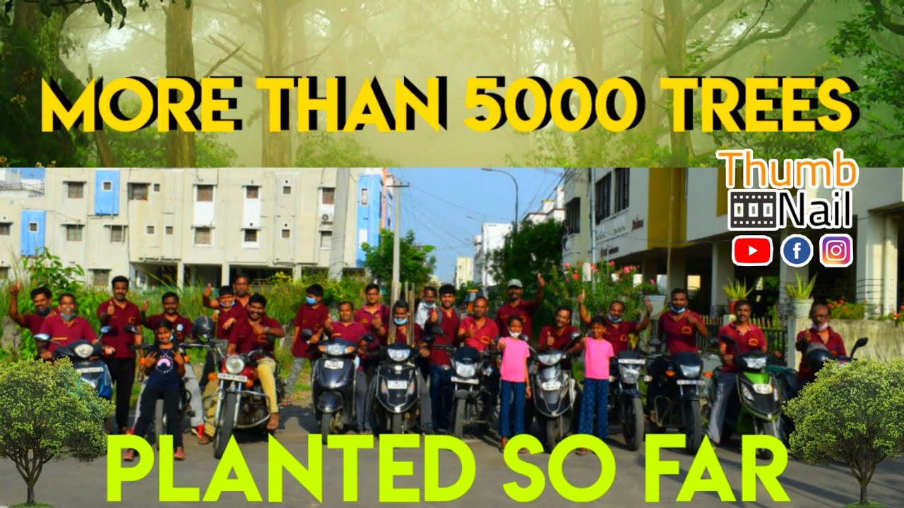 நீங்களும் உங்க Areaல மரம் நடுங்க | vlogu with RB |  Plant Trees | planted 5000 trees so Far |