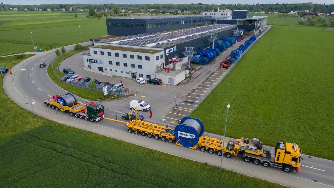 Tragseiltransport für die neue Seilbahn-Zugspitze
