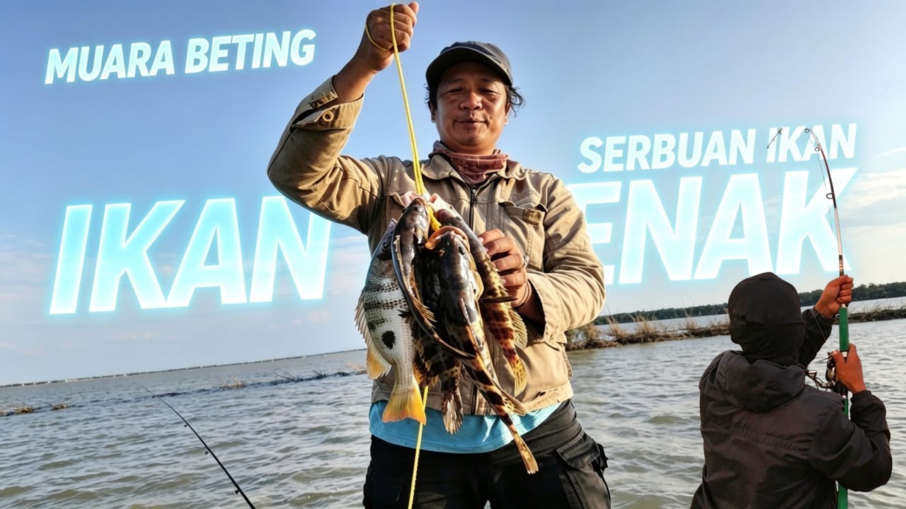 Mancing di bagang muara beting gak nyangka banyak ikan enak