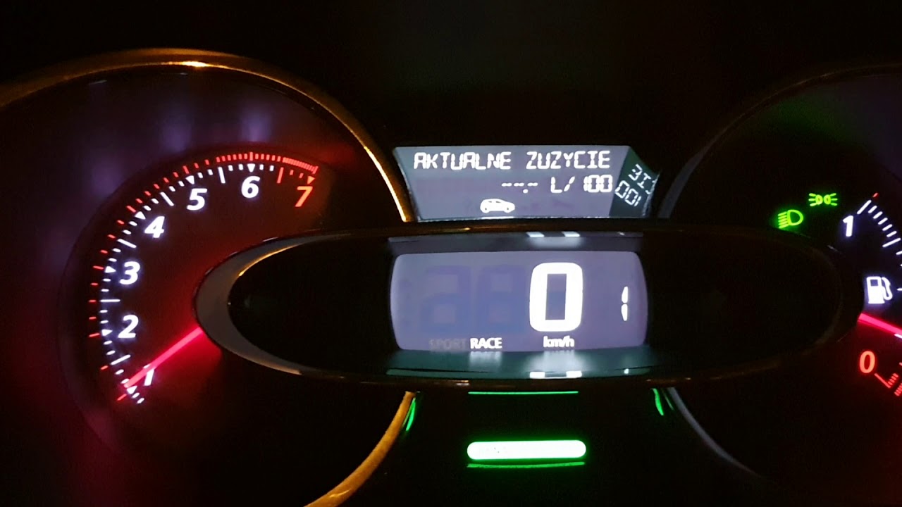 Renault Clio IV RS Mk1 1.6TCe 200hp stock 0-100 acceleration