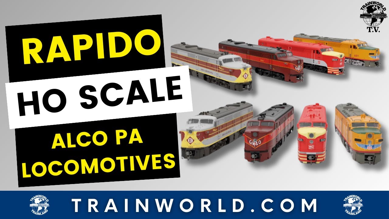 Rapido Trains HO Scale Alco PA's - First Looks!