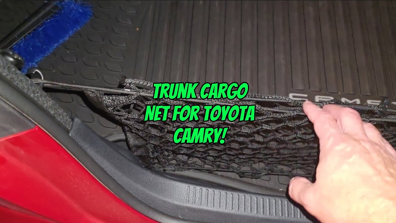 Is This Trunk Net a Game Changer for the 2025 Camry?