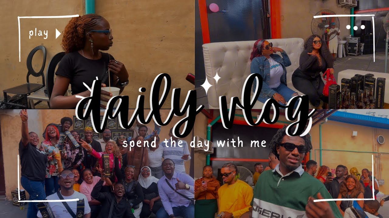 A Day in My Life | Celebrity Event Vlog in Lagos | Daily Vlog ft. #goodfather