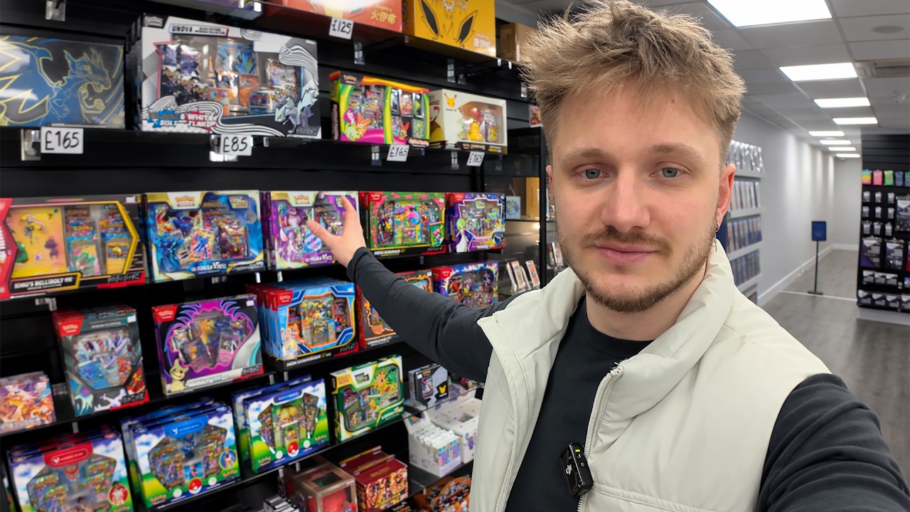 Realistic Day in the Life of a Pokemon Shop Owner in The UK