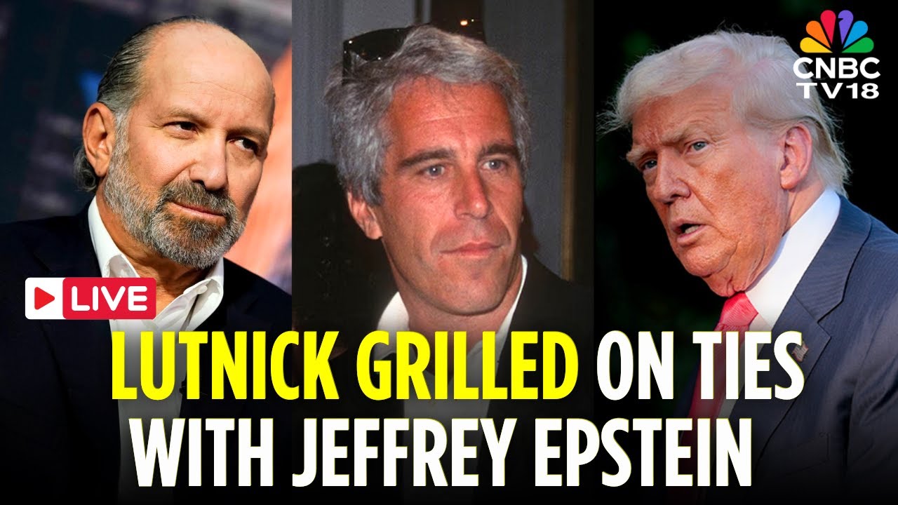 Howard Lutnick LIVE: ‘We Were on a Family Vacation’: Lutnick Grilled on Epstein Estate Visit | N18G