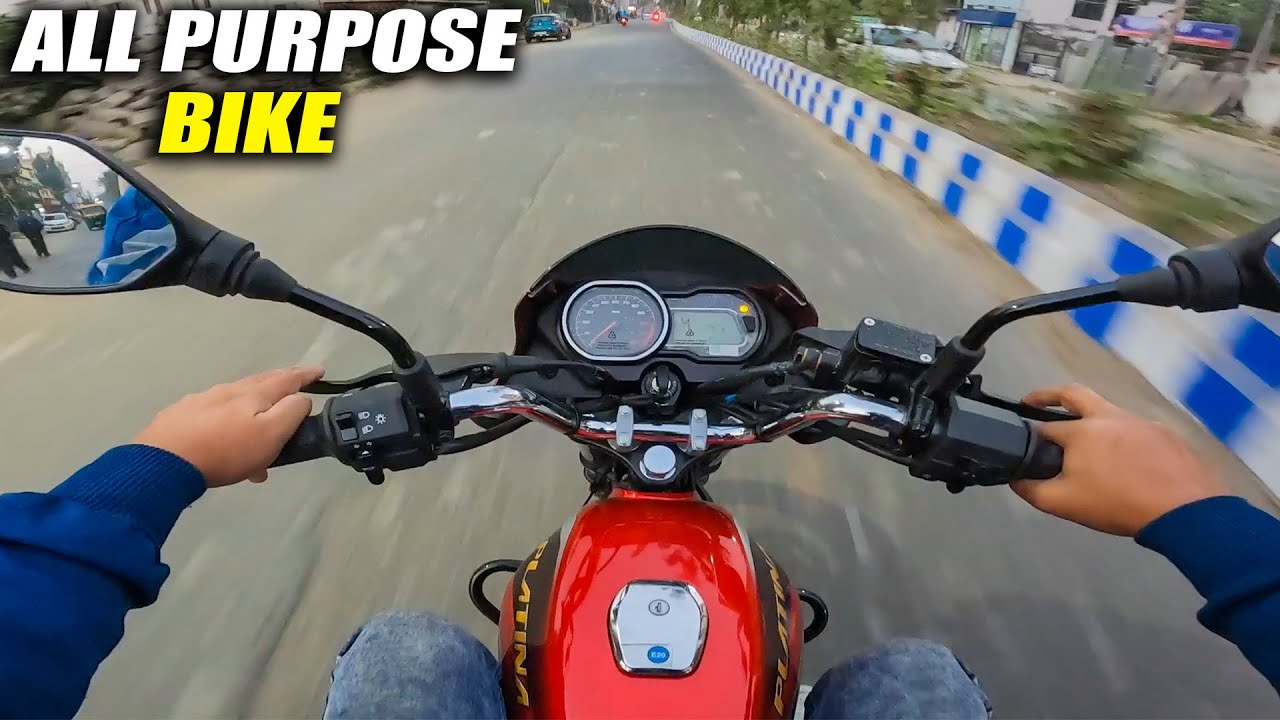 2024 Bajaj Platina 110 ABS 5 Gear Ride Review - Most Advance Bike in 110cc Segment!