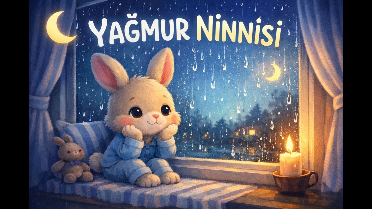 3-6 Yaş Uyku Masalı | Küçük Tavşan Simon Ve Yağmurun Fısıltısı 🌙 | 5 Dakikalık Gece Masalı Bölüm 2