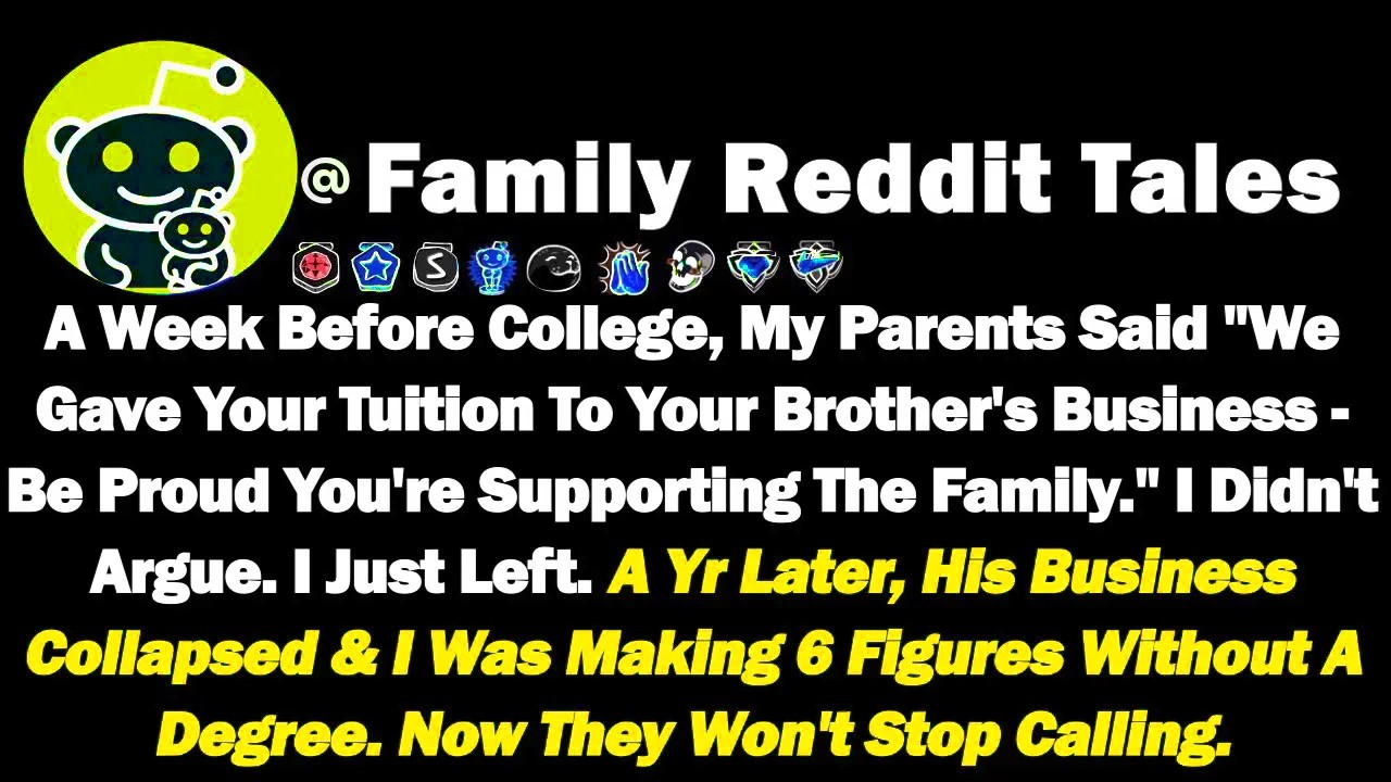 A Week Before College, My Parents Said 